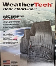 NEW WeatherTech Toyota 4Runner Lexus GX 2ND ROW Floor Mats FloorLiner 442862