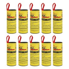 18Pcs Fly Catcher Insect Trap Killer Bug Flies Wasp Sticky Paper Glue Roll Tape