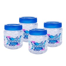 Xiomara Professional Hair Styling Gel with Aloe 4 Count Pack of 1 , Clear