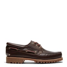 Image of Timberland Authentic 3-Eye Lug Handsewn Boat Shoe Brown