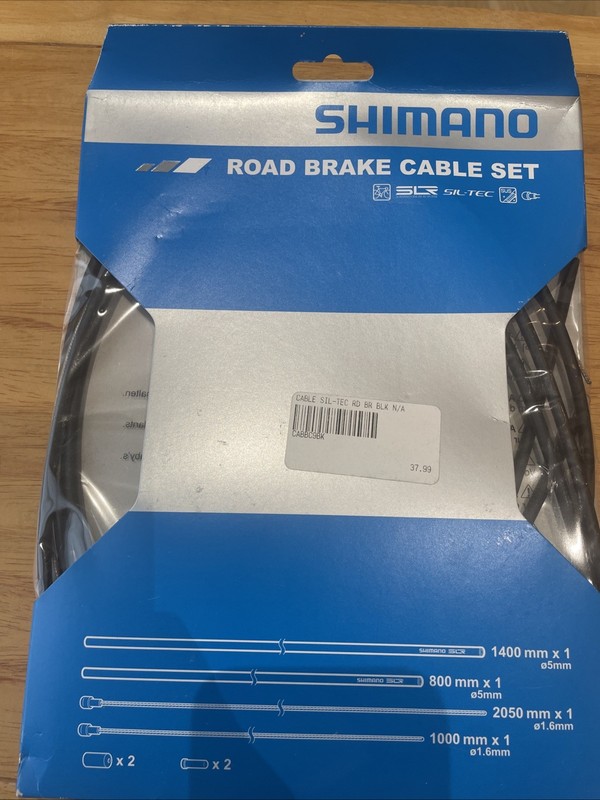 Shimano SLR Sil-Tec Road Brake Cable Set Black (CABBC9BK)  Brand New