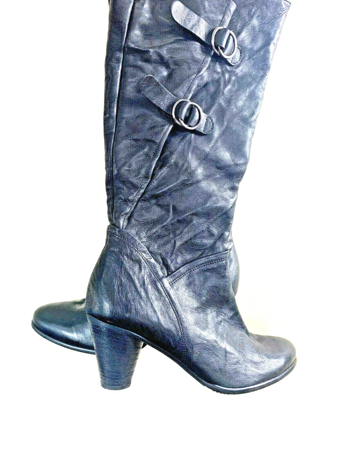 gabor black knee high boots