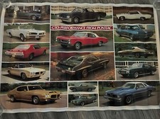Pontiac Gto Performance Poster Automobile Quarterly Vintage 1982 Pontiac Gto Performance Poster Automobile Quarterly Vintage 1982