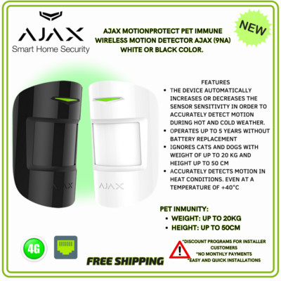 Ajax MotionProtect PET IMMUNE WIRELESS MOTION DETECTOR