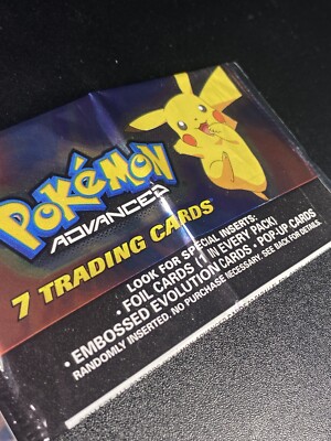 Vintage Pokemon Topps Advanced Booster Pack - OPENED EMPTY | eBay Vintage Pokemon Topps Advanced Booster Pack - OPENED EMPTY | eBay