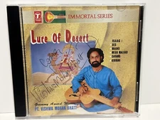 Vishwa Mohan Bhatt Lure of Desert CD Salon Bhatt 1994 Signed!