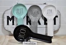 Rae Dunn Spoon Rest SPOON REST STIR BOO "YOU CHOOSE" NEW ''19-22