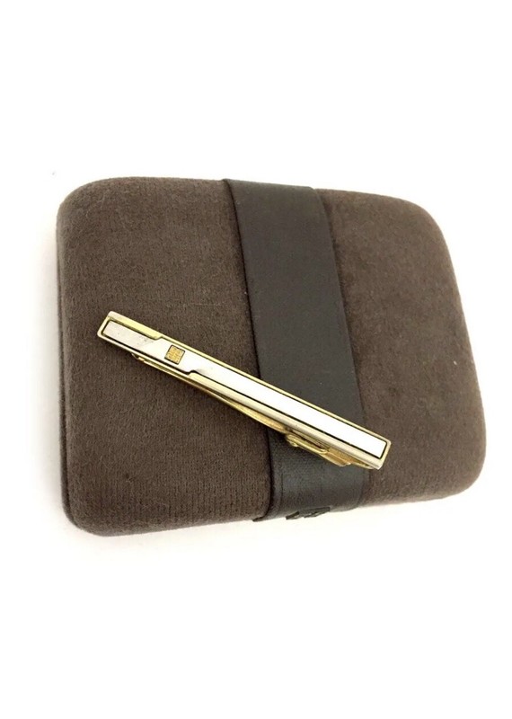 GIVENCHY Gold Tone Necktie Pin /S3078