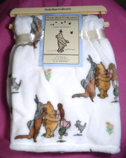 NEW Pooh Bear Collection Winnie The Pooh Piglet Kanga Roo 30"x40" Baby Blanket