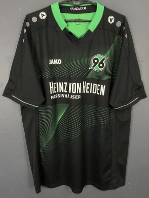 MEN'S JAKO FC HANNOVER 96 2016/2017 SOCCER FOOTBALL SHIRT JERSEY TRIKOT SIZE XL