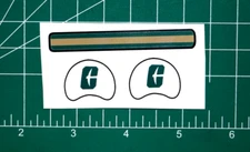 2021 - Current Charlotte 49ers Football Gumball Helmets *DIECUT DECALS ONLY* AAC