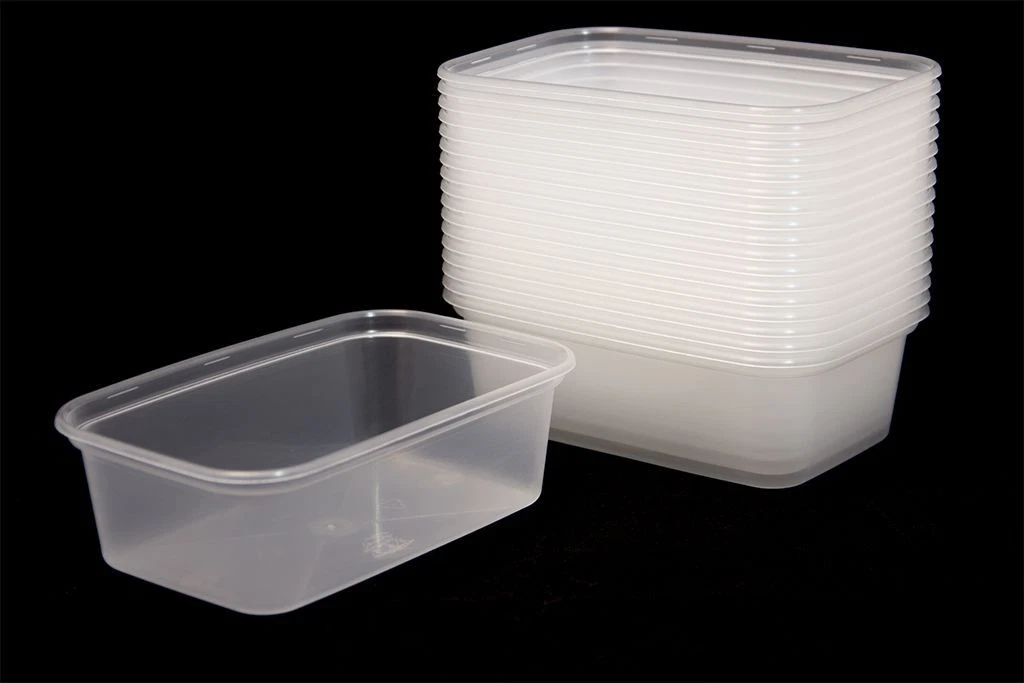 500-1000ml Food Grade Microwavable Disposable Plastic Takeaway