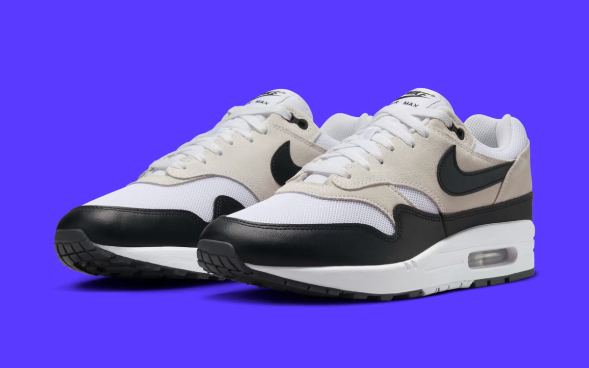 Nike Air Max 1 Essential Shoes White Black Pure Platinum FZ5808