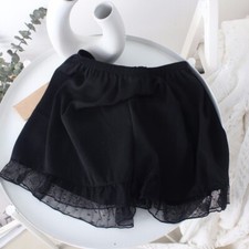 Women Lace Underwear Shorts Knickers Petticoat Ruffle Mesh Underpants
