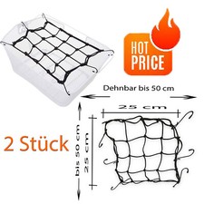 2  x Fahrradkorb Netz Gepäcknetz Elastisch Universal Gepäck Befestigung Stretch