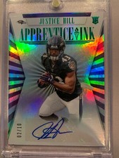 2019 Panini Passing the Torch Apprentice Ink Justice Hill RC Auto 02/10