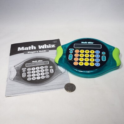 Educational Insights Math Whiz Handheld Electronic Educational Game Age 6+ Works