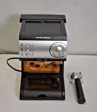 Hamilton Beach 40715 Espresso & Cappuccino Machine w Steamer 2 Cups At Once