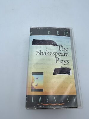 Hamlet The Shakespeare Plays Vintage Double VHS Parts 1 and 2