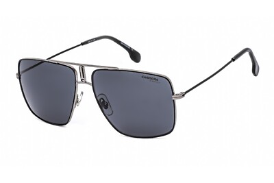 New Carrera 1006/S TI7 IR Aviator Ruthenium Matte Black Sunglasses Authentic