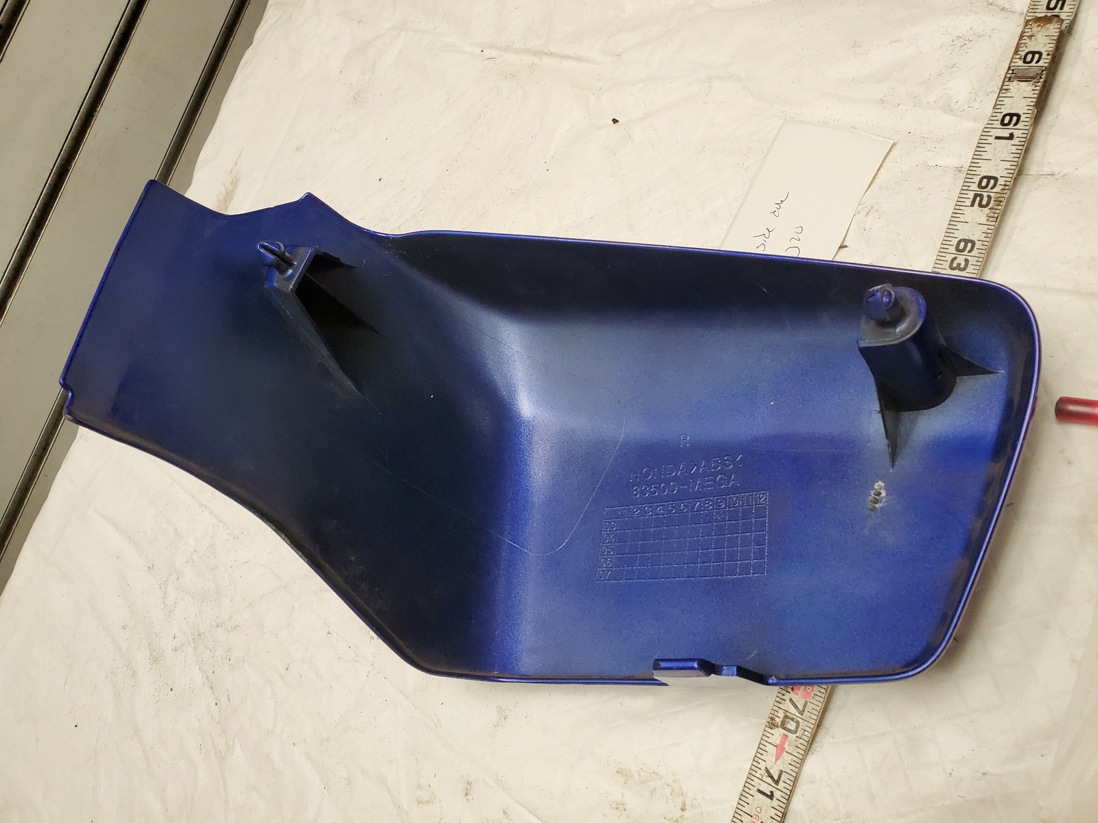 Honda Shadow Aero 750 Vt750c Right Side Cover Panel Cowl Fairing 83500