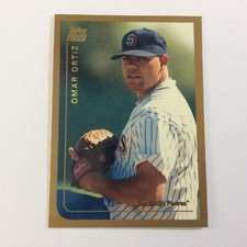1999 Topps T72 Omar Ortiz RC San Diego Padres