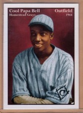Cool Papa Bell Homestead / Negro League batting champion / FREE SHIP / NM+