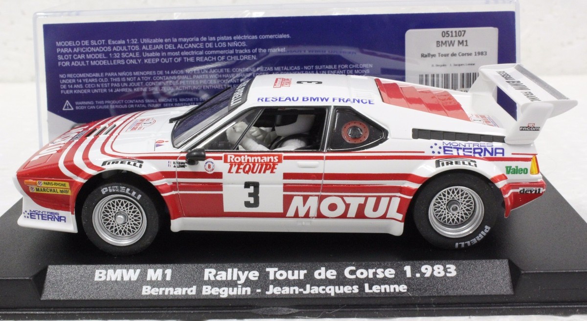 BMW M1 TOUR DE CORSE 1982 1/32スロットカー FLY BMW M1 TOUR DE CORSE 1982 1/32スロットカー FLY