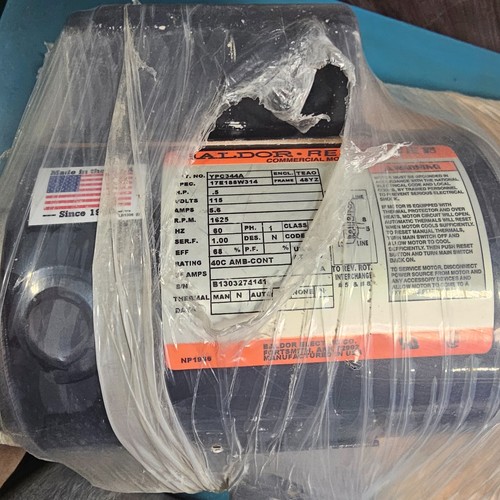 Baldor Reliance Direct Drive Fan Motor #YPC344A - Picture 3 of 4