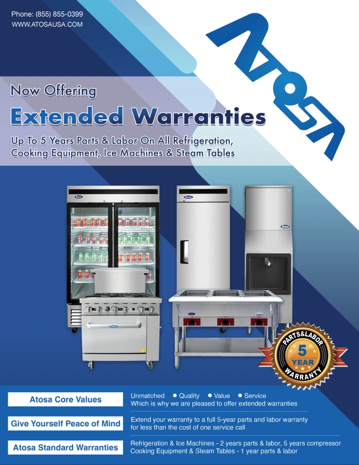 Atosa AGR-10B-NG 60′′ Gama 8 QUEMADORES 2 HORNOS GAS NAT CON 5 AÑOS REPUESTOS Y MANO DE OBRA Foto 2 de 4