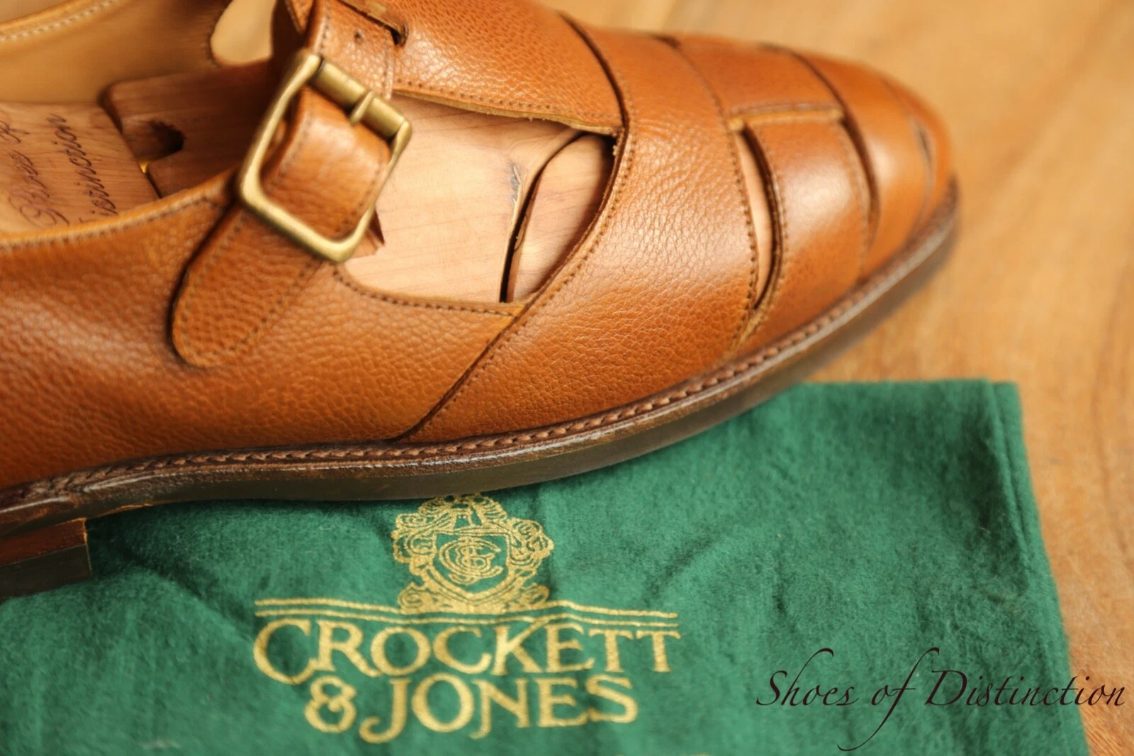 Mocassins Crockett & Jones Fisherman cuir marron marron marron marron chaussures bateau hommes UK 6 EU 7