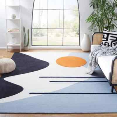 New Modern Style Hand Tufted Woolen Area Rug Design rug | eBay
