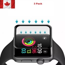 3 Pack Tempered Glass Screen Protector for Watch Ultra 49mm Full Cover