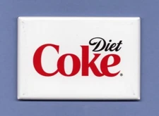 DIET COKE  *2X3 FRIDGE MAGNET* REFRESHMENT SODA VINTAGE ANTIQUE POP COCA COLA