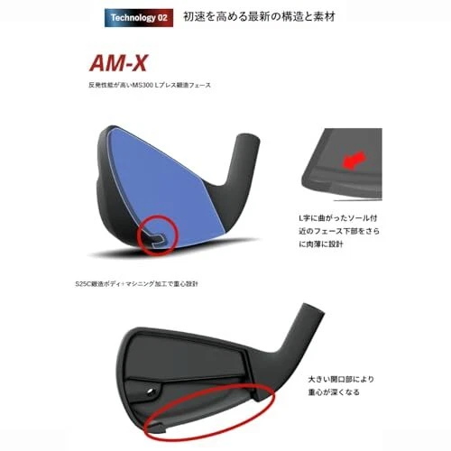 NEW Royal Collection AM-X Iron Set 5-9 Pw 6pc RH RC-MX Regular Men Golf - Image 4 of 4