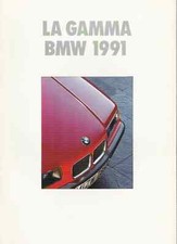 DEPLIANT/BROCHURE GAMMA BMW 1991