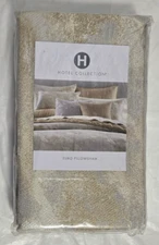 Hotel Collection Euro Pillow 1-Sham Metallic Stone 26" x 26" Gold