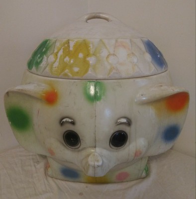 vintage elephant toy box