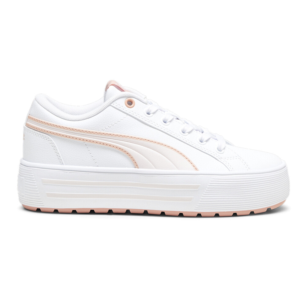 Женские белые кроссовки на платформе Puma Kaia 2.0 на шнуровке, повседневная обувь 39232004
