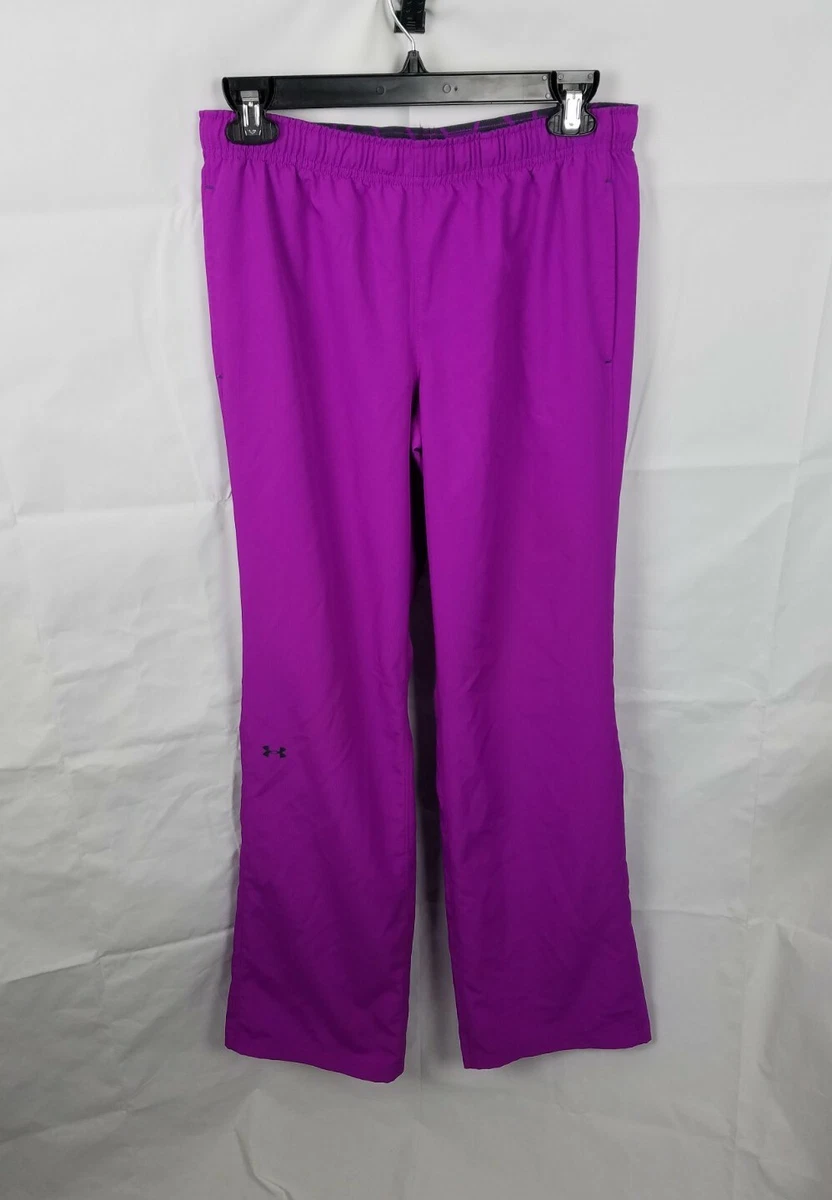 Under Armour UA Craze Woven Semi Fitted Pants Mesh Lined Fuchsia 1239245 Women S