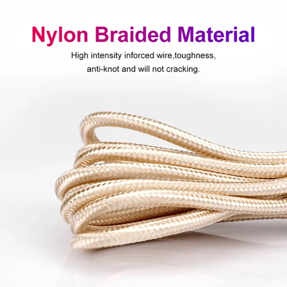 5X 10FT Braided Micro USB Charger Cable Data Charger Cord For Android Samsung LG - Image 2 of 4