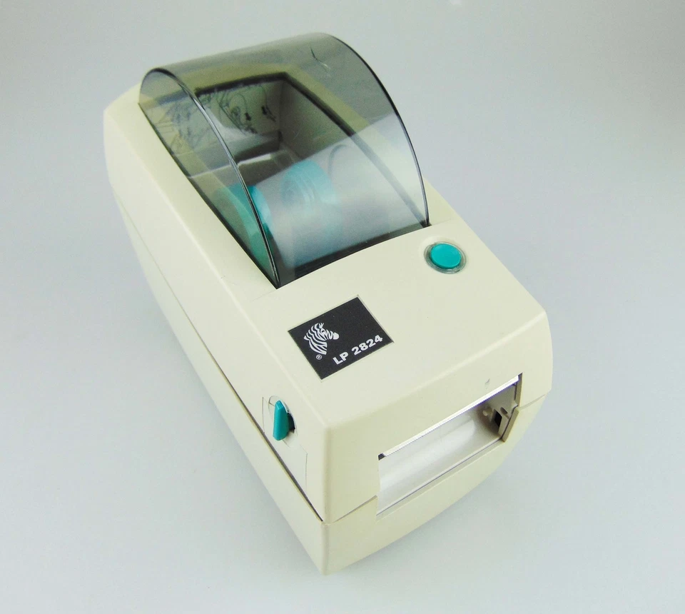 USED TESTED ZEBRA LP2824 Direct Thermal Barcode Label USB Only Printer 874 - image 3 of 4