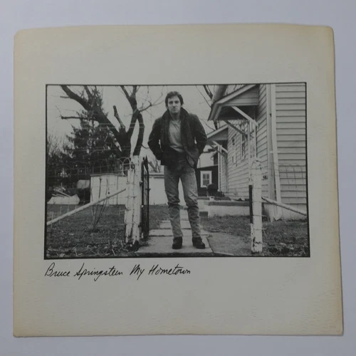 BRUCE SPRINGSTEEN My Hometown b/w Santa Claus Is Comin' To 7" 45rpm Vinyl VG++