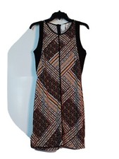 Mix brand  A-line dress Multicolor Geometric Print Size Medium 