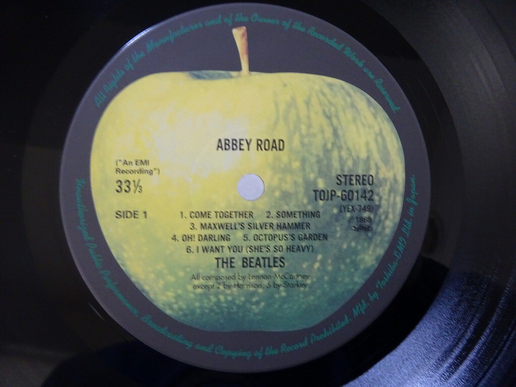 The Beatles Abbey Road Apple Records TOJP-60142 Japan VINYL