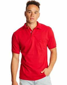 Pack of 2 Hanes Men's Short-Sleeve Jersey Polo