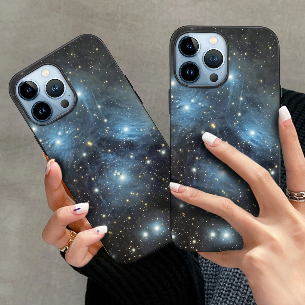 Phone Case Space Soft Silicone Cover For iPhone 11 12 Pro 13 14 Plus 15 Pro Max