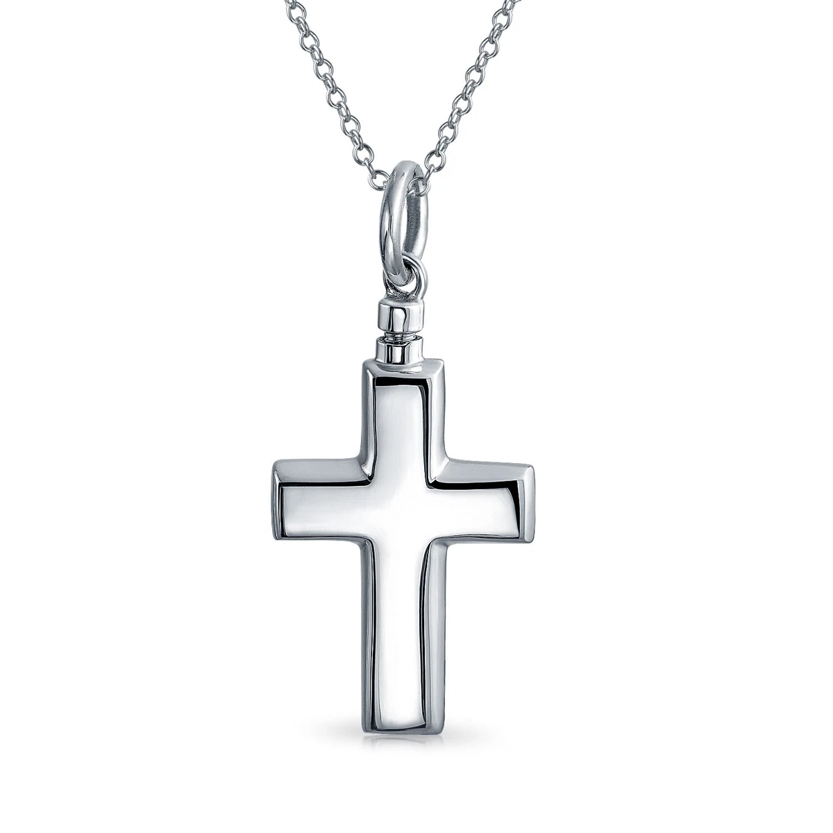 Cross cheap locket necklace