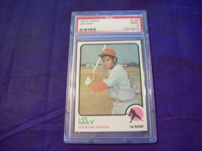 1973 TOPPS #135 LEE MAY PSA 9
