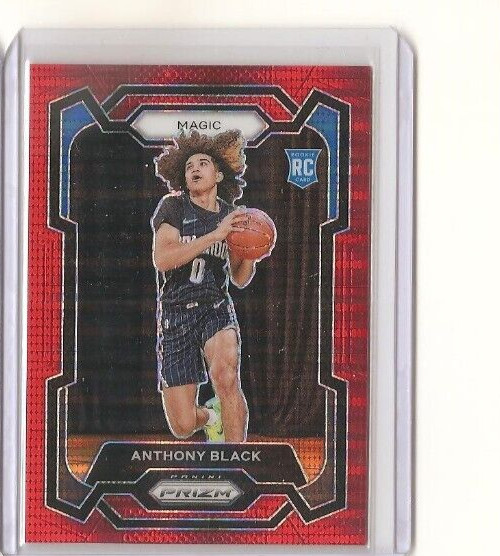 2023-24 Panini Prizm ANTHONY BLACK Seismic Red Prizm Pulsar Rookie RC /299 #170